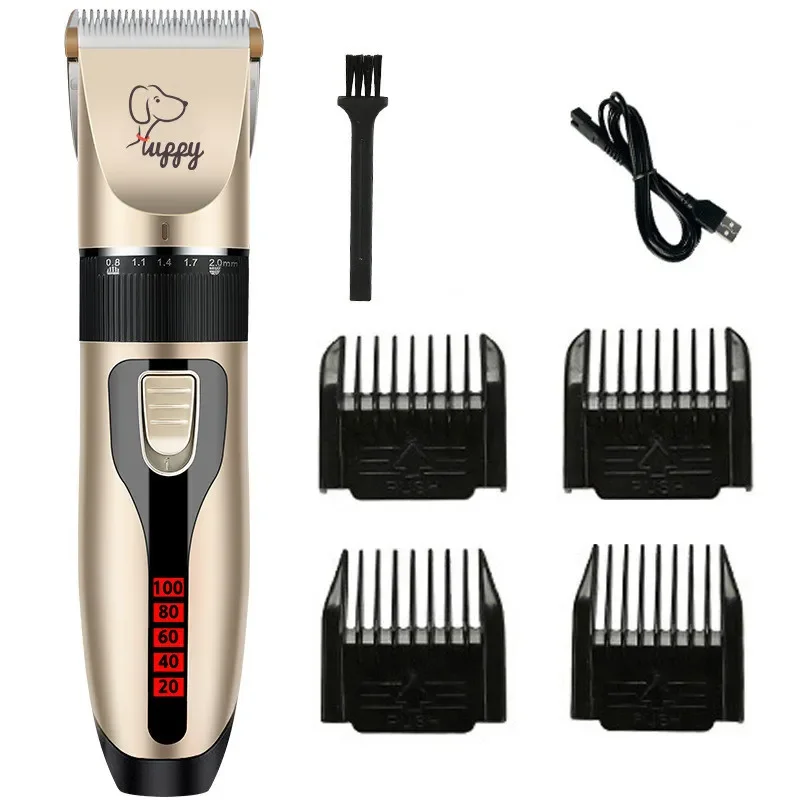 

USB Rechargeable Pet Hair Trimmer For Dogs Cats Pet Hair Clipper Grooming Kit Cats Pets Foot Clipper Grooming Dropshipping