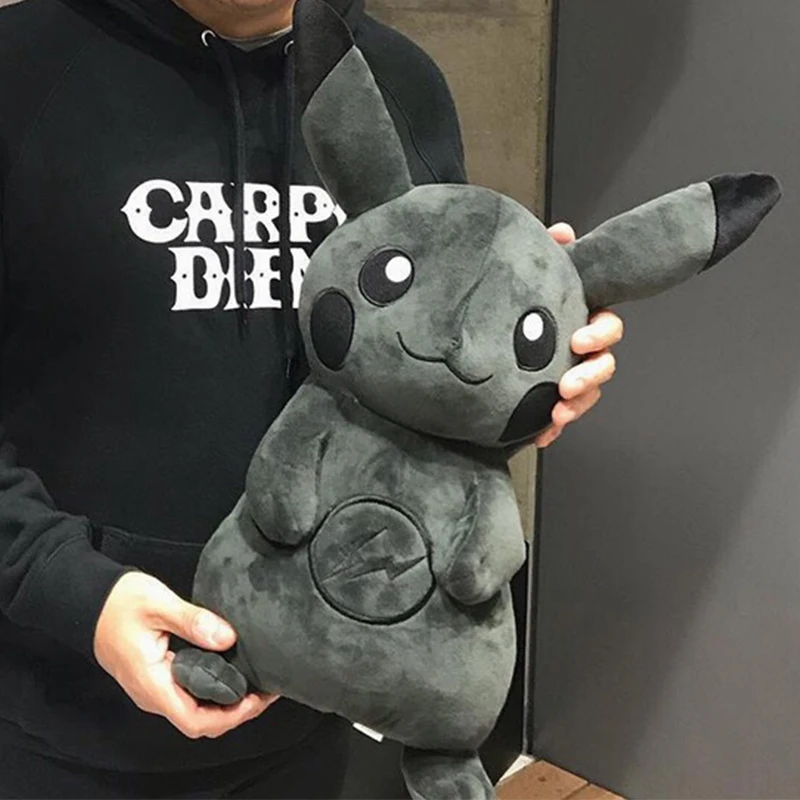 

Cartoon Anime Black Lightning Pikachu Doll Pokemon Doll Pokemon Catch Doll Toy