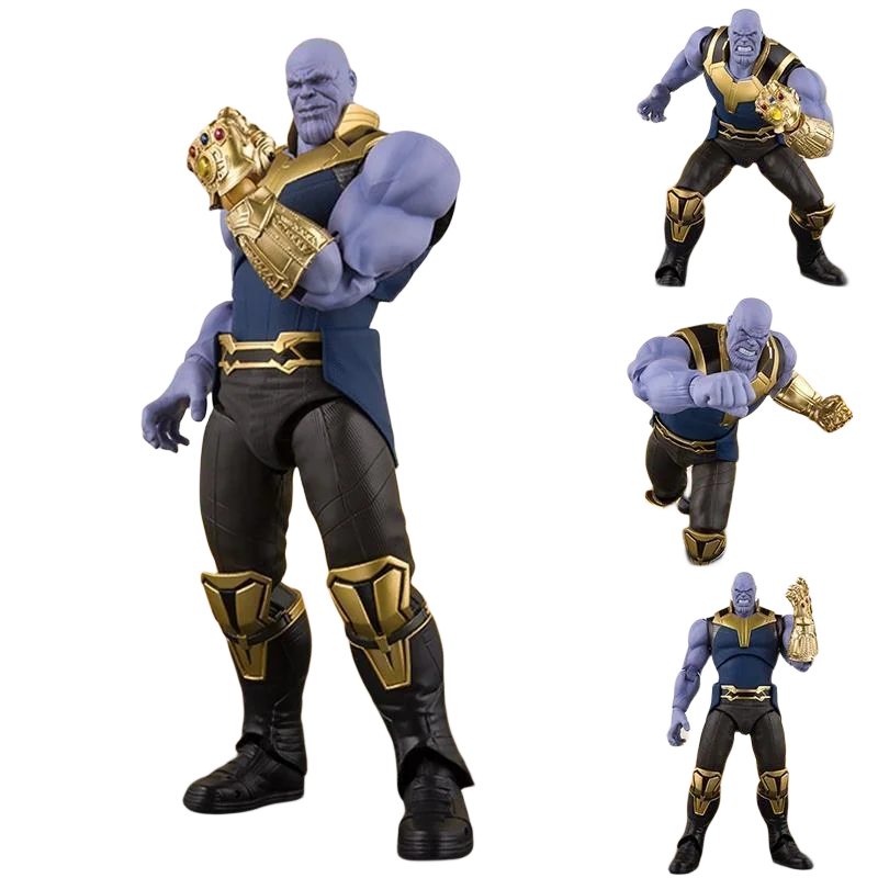 

Marvel Movie Avengers Thanos Infinity Gloves Collection Models Do-it-yourself Ornament Puppet Model Personality Toy CreativeGift