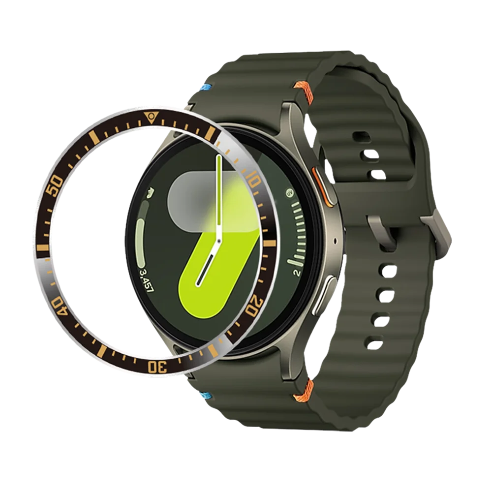 Фото Рамка с кольцом безеля для Samsung Galaxy Watch 7/6/5/4 40 мм 44 мм Чехол для Samsung Watch Ultra 47 мм Защитное кольцо от царапин №2