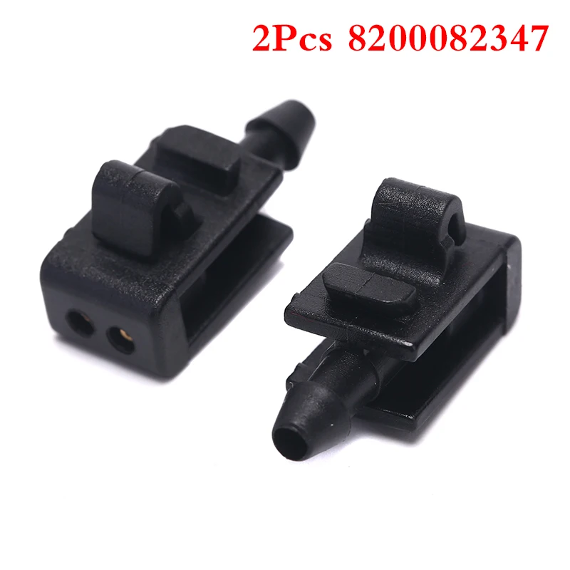 

2X Spray Nozzle Wiper Windscreen Washer For Renault Megane 2 Scenic 2 8200082347