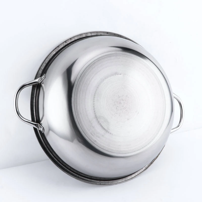 

Hot Pot Stainless Steel Divided Extra Smaller Pot 2 Handle Cooking Kitchenware Pot Cooking Supplies 11 12 12.6 13.4 Inch Home Ac
