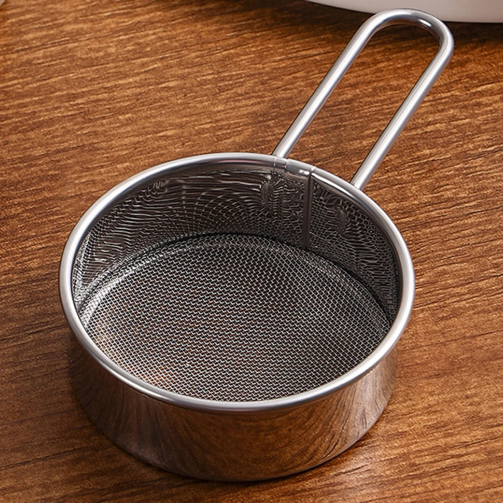

Кухонный сито для муки с ультратонкой сеткой, профессиональное круглое сито из нержавеющей стали, детское сито для выпечки тортов, новое по...