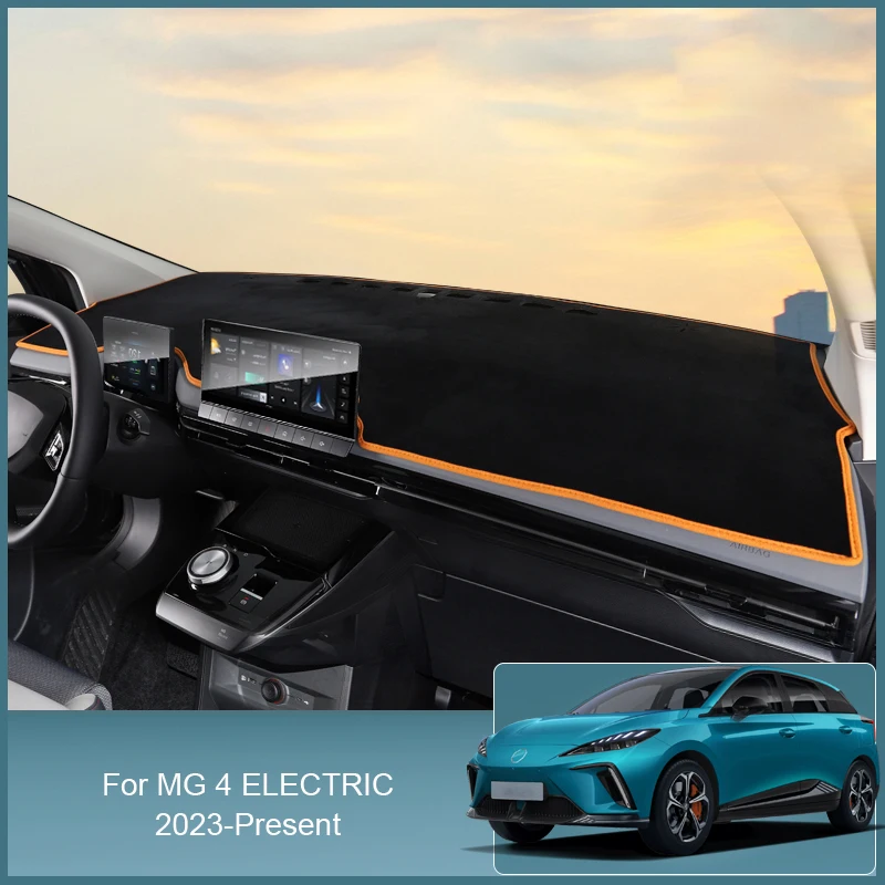 

Car Styling Dashboard Cover Protective Pad Artificial Sunshade Carpet Auto Accessories For MG 4 Electric 2023-Present LHD