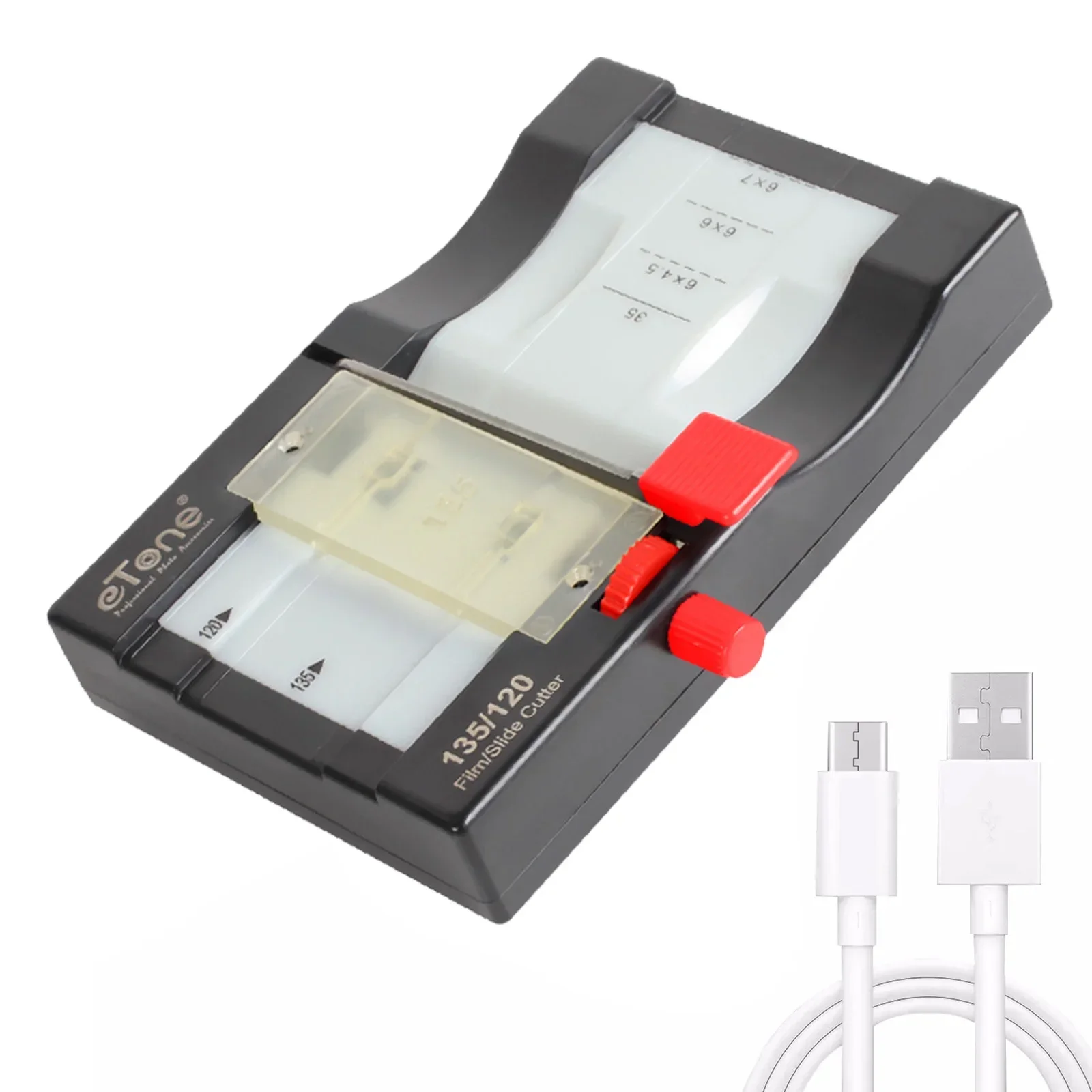 Резак для многослойной отрицательной пленки eTone формата 120/35 мм 6x45 6x7 60
