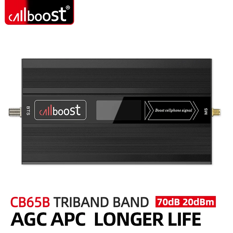 Трехдиапазонный усилитель сотовой связи Callboost, усилитель сигнала 4g gsm 2g 3g 4g, ретранслятор 900 1800 2100, усилитель сигнала 4g DCS, Мобильный сигнал 800 b20