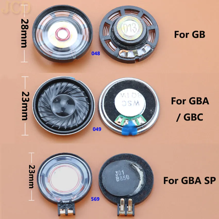 

JCD 1PCS 23mm 28mm Louder Speaker For GB GBC GBA GBP For GBA SP LoudSpeaker