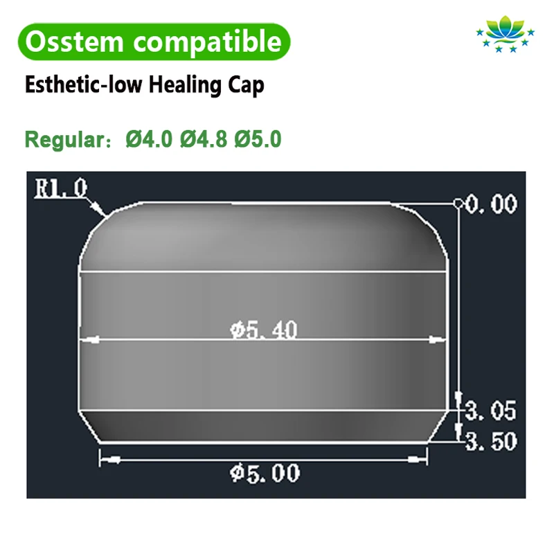 Фото Для обновляющего колпачка Osstem Multi Unit OEM ODM, крышка исцеляющего абатмента для Multi-Unit 4,0 4,8 5,0, детали и аксессуары для зубных имплантатов №5