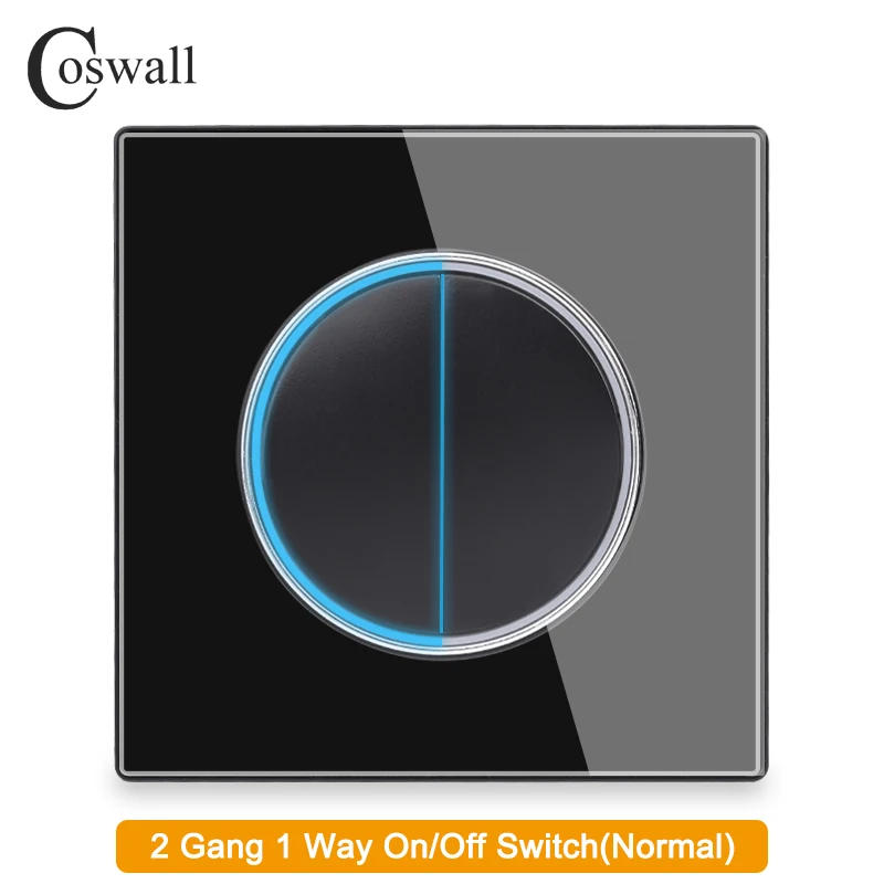 

COSWALL выключатель света черный