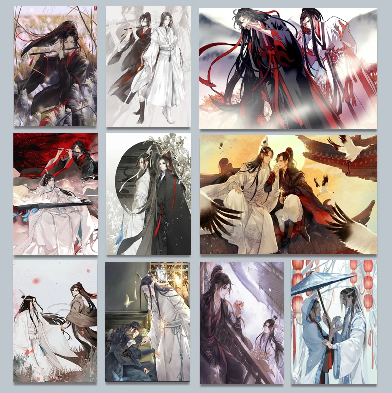 

Chinese Anime Mo Dao Zu Shi Wei Wuxian/Lan Wangji BL Anime Manga Canvas Posters Painting Prints Wall Art Home Decor Gift