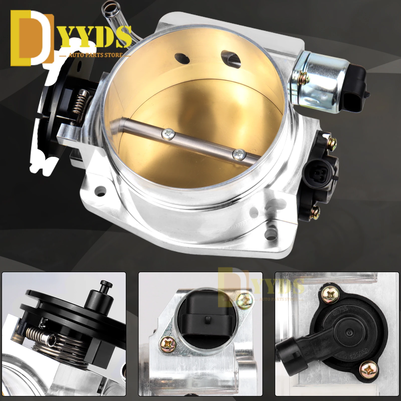 Новый корпус дроссельной заслонки 102 мм/92 мм для GM III LS1 LS2 LS3 LS6 LS7 LSX LS Style 4-болтовый