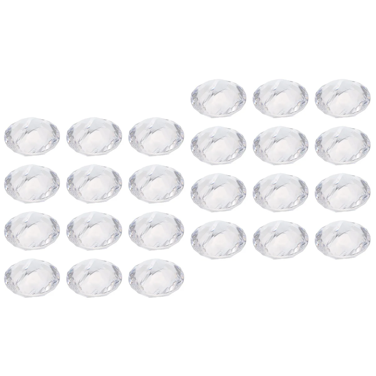 

24 шт., акриловые вилки для офисного стола