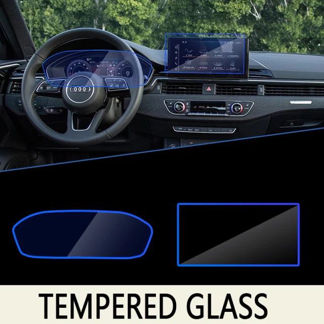 

Для AUDI Q5 80A MK2 2021 2022, автомобильный навигационный инструмент, ультратонкая пленка, идеально подходит для защиты экрана, аксессуары из закаленного стекла