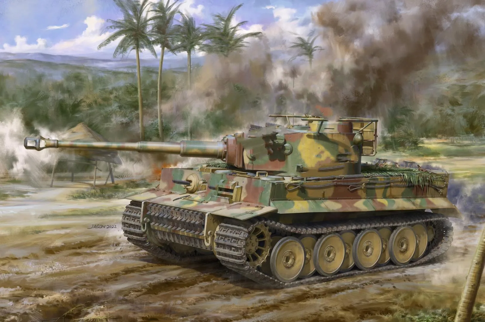 

BORDER BT-023 1/35 Tiger Tank Initial Type Southeast Asian Battlefield