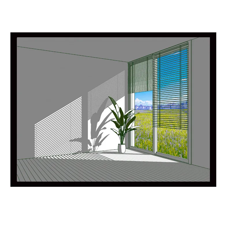 

Ins Minimalist Illuminated Painting Home Bedroom Bedside Led Lighted Decorative Painting with Frame Usb Plug-in Power Art Gifts