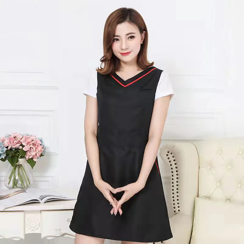 

Женский фартук для кухни и выпечки, фартук для приготовления пищи в саду, цветочный магазин, официантка, передняя часть для ресторана, чисты...