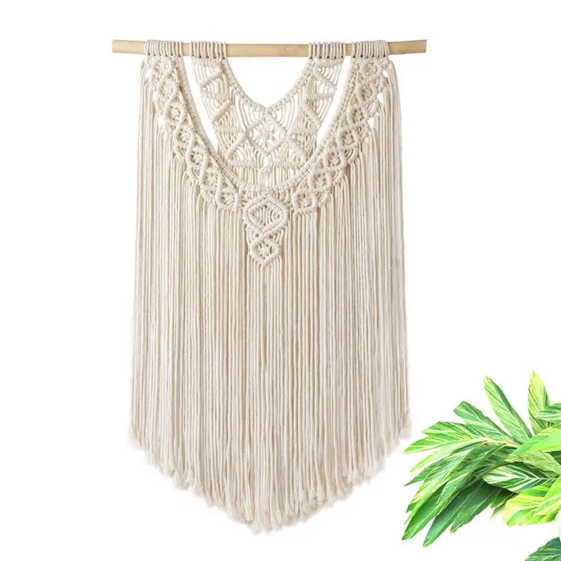 

Богемный гобелен макраме в стиле бохо, Плетеный Ловец снов с кисточками 17 Вт X 25, 59 л, гобелен, Настенный декор, богемное искусство