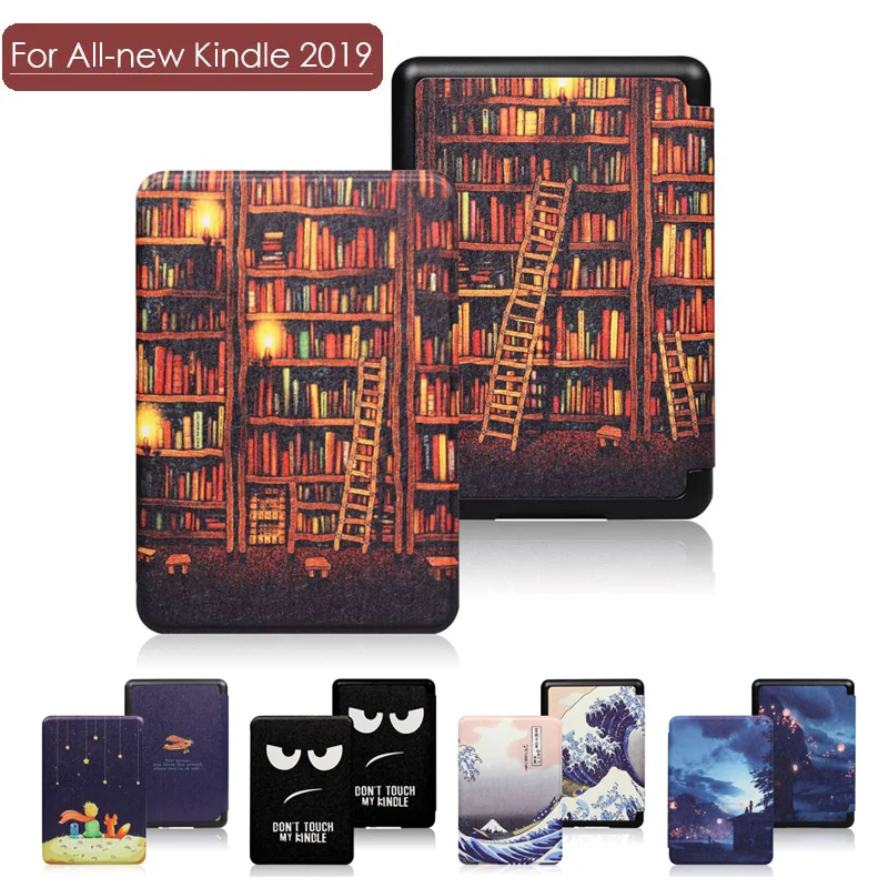 Magnetic Smart Case 2019 Kindle 10th Genetation Release Ultra Slim Leather Folio Cover For 6