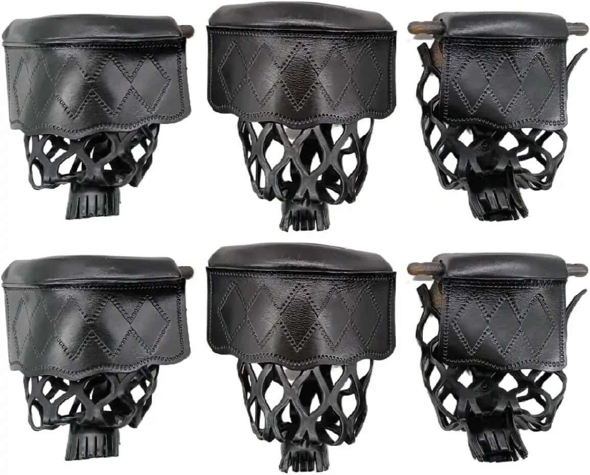 

Billiard Pool Table Pockets, Leather Pool Table Pockets, Billiard Pockets, Made of Real Leather, Diamond Pattern Shield, Black C