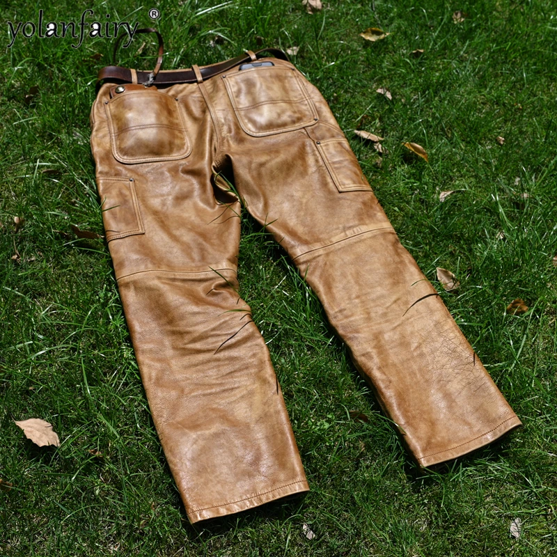 Рисунок 2 - Брюки мужские из 100% натуральной воловьей кожи