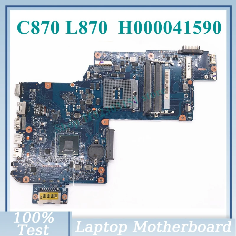 H000041590 With SLJ8E HM76 PLF/PLR/CSF/CSR REV.2.1 For Toshiba C870 C875 L870 L875 Laptop Motherboard 100% Fully Tested Good