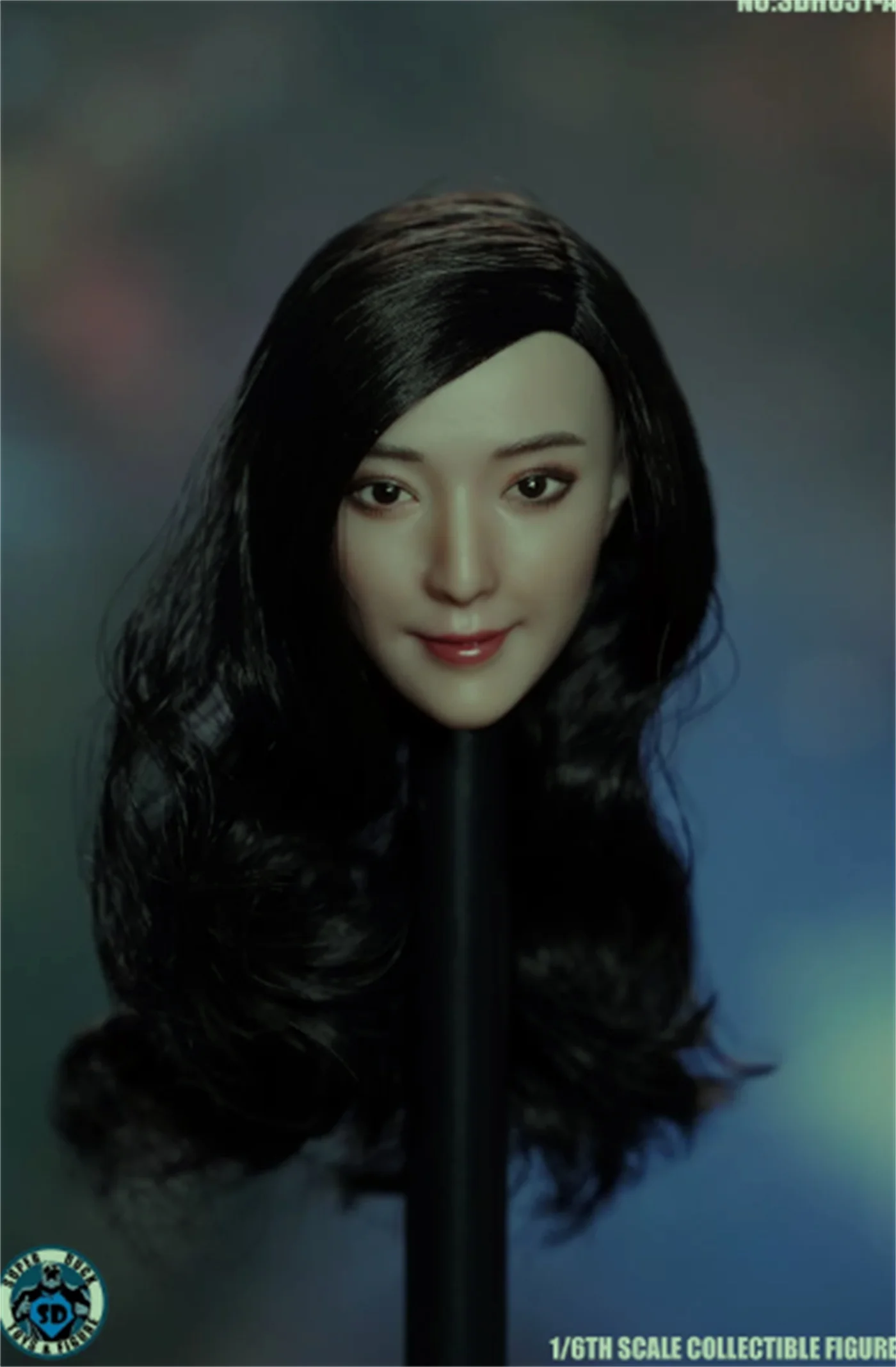 1/6 масштабирующая утка SDH031 женская голова резьба модель подходит 12 дюймов TBLeague