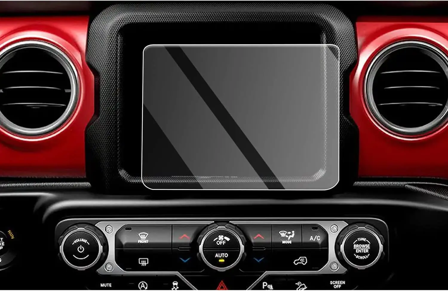 

Для 2019 2020 2021 Wrangler JL/ 2020 2021 Гладиатор JT центральное управление сенсорный экран навигация Сенсорный экран протектор 8,4 дюйма