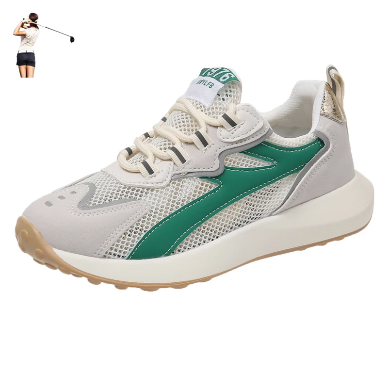 

Golf Shoes for Women Comfortable Outdoor Sports Golf Girl's Shoes Green Grass Lady Golfer Sneakers Spikes Nail Non-Slip