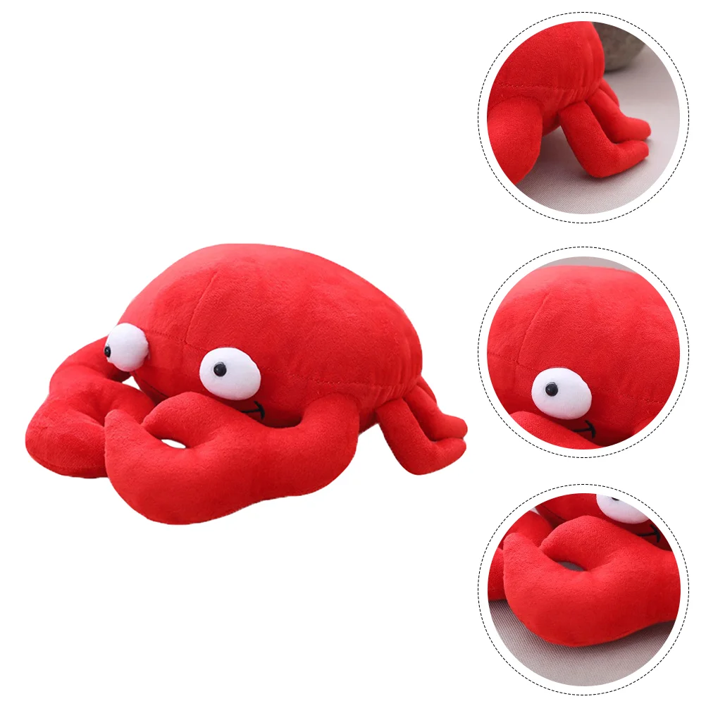

Crab Cuddly Toy Cartoon Throw Pillow Sea Animal Toys Sofa Plush Kids Adornment
