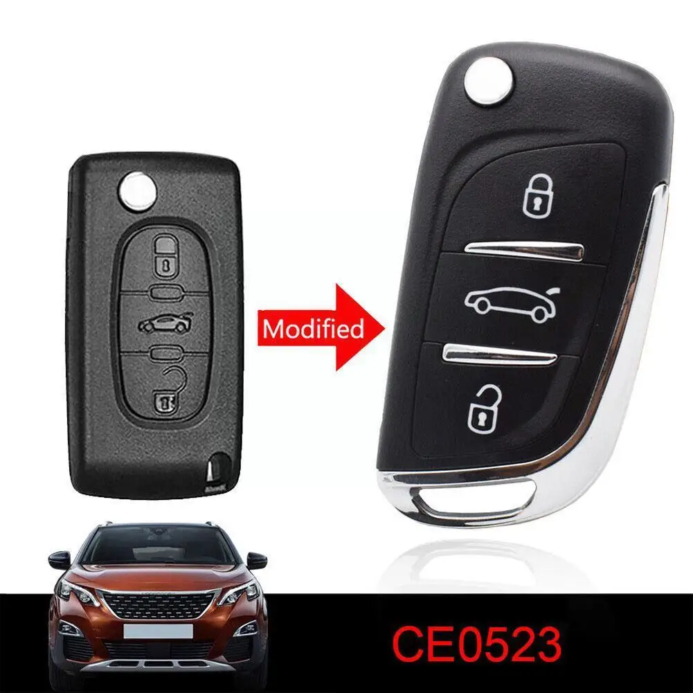 

Folding Key Conversion Housing for Citroen C2 C4 C5 Berlingo Xsara Picasso 306 407 807 Partner VA2/HU83 2/3BTN P2K8