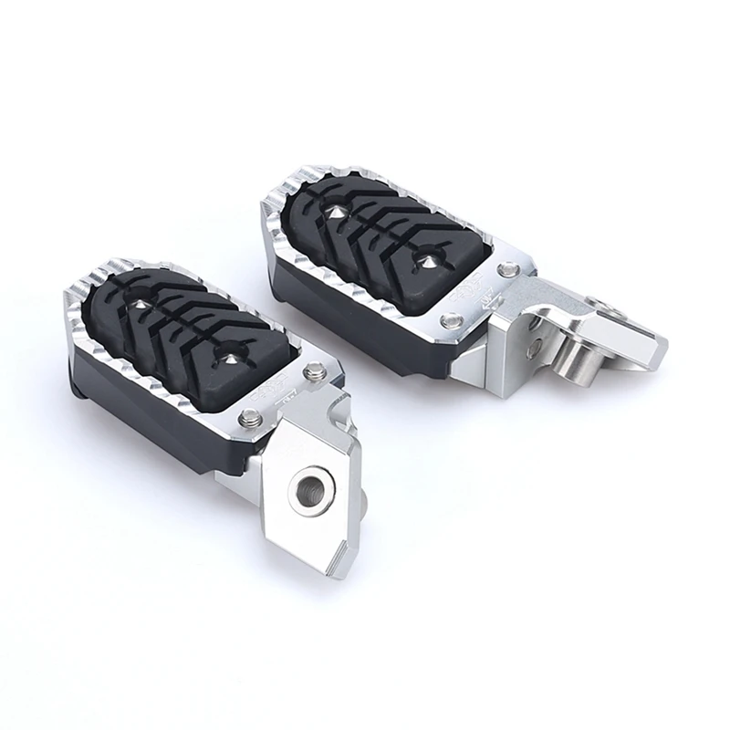 

Motorcycle Footrest Footpeg Foot Pegs Accessories For BMW F850GS ADVENTURE F850 GS Adventure ADV F750GS Parts Component (Silver)