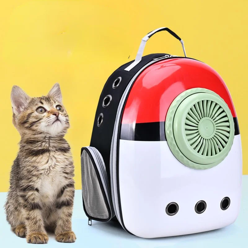 

New cat bag out portable cat backpack shoulder space capsule dog breathable handheld pet transparent cats