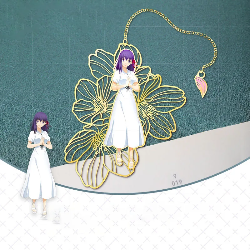 Металлическая Закладка для книг с аниме Fate Stay Night Ring небесные ощущения Сакура