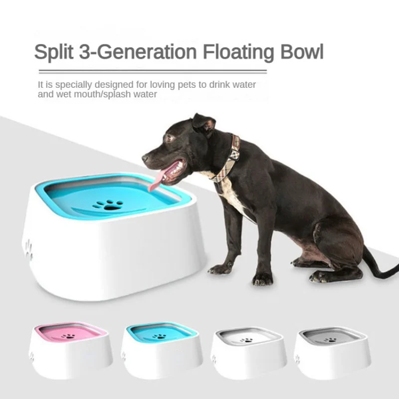 

Pet Dog Cat Floating Bowl Water Drinker Not Wet Mouth Splash Water Cat Portable Bowl Not Sprinkler Water Dispenser Dog Bowl