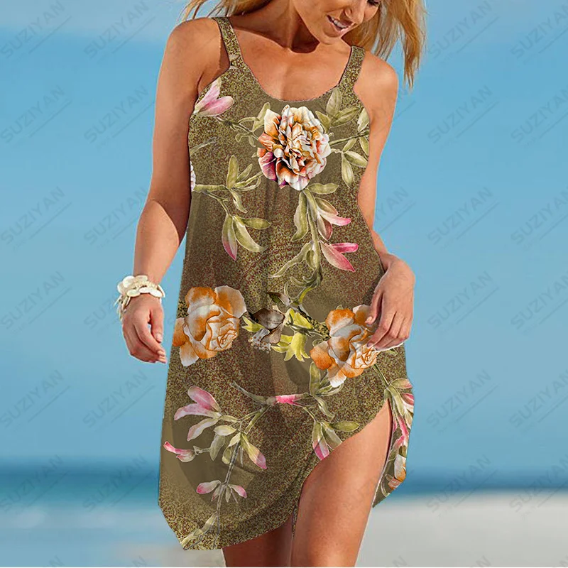 

Summer New Arrivals Funny Patterns Hawaii Beach Women'S Dress Women Dresses Women'S Clothing 2022 Fashion Long Dress