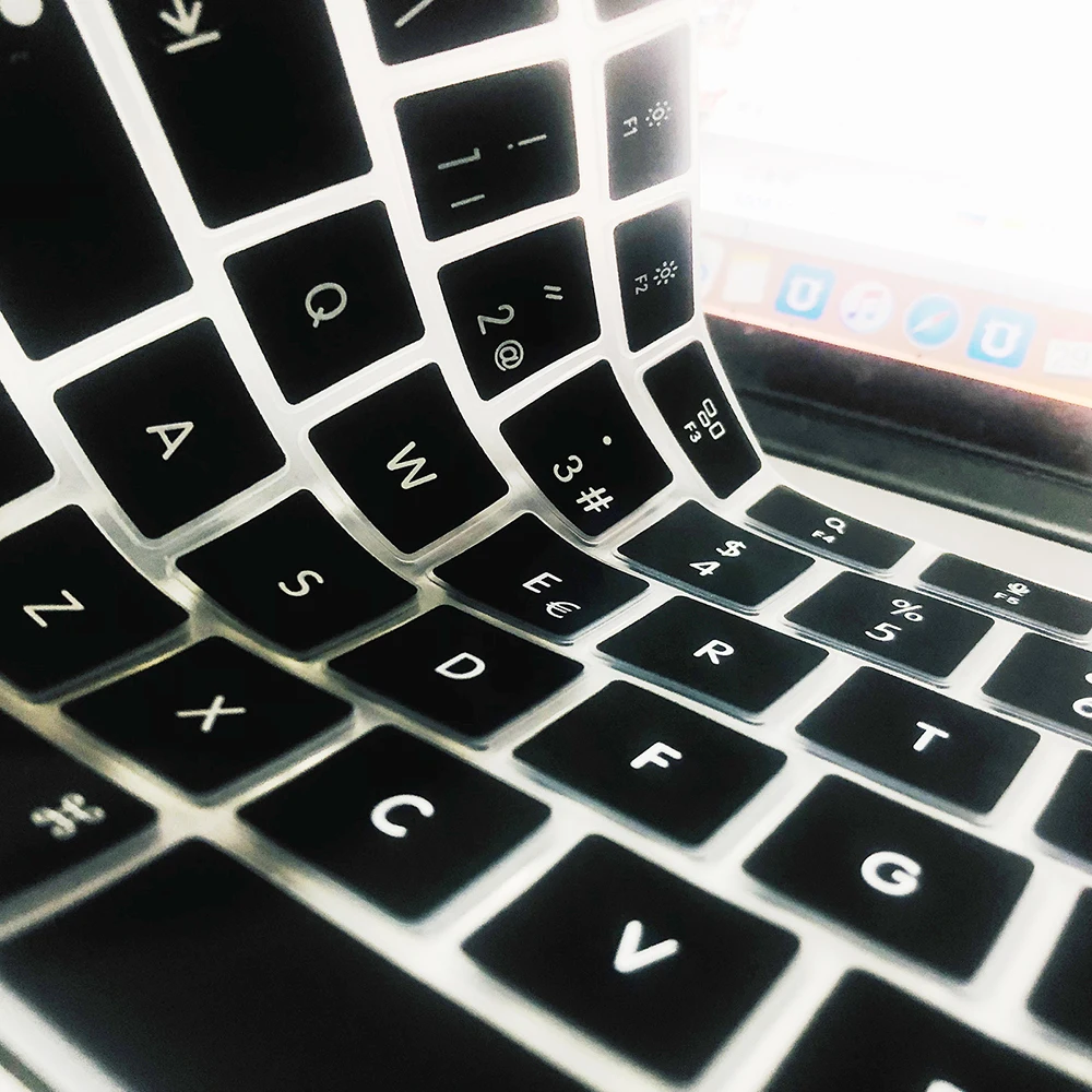 Чехол для клавиатуры MacBook Air 13 дюймов 2022 2021 M1 A2337 дисплей Retina Touch ID