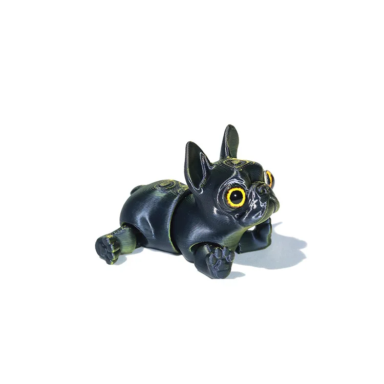 

3D модель собаки-питбуля пластиковая красная