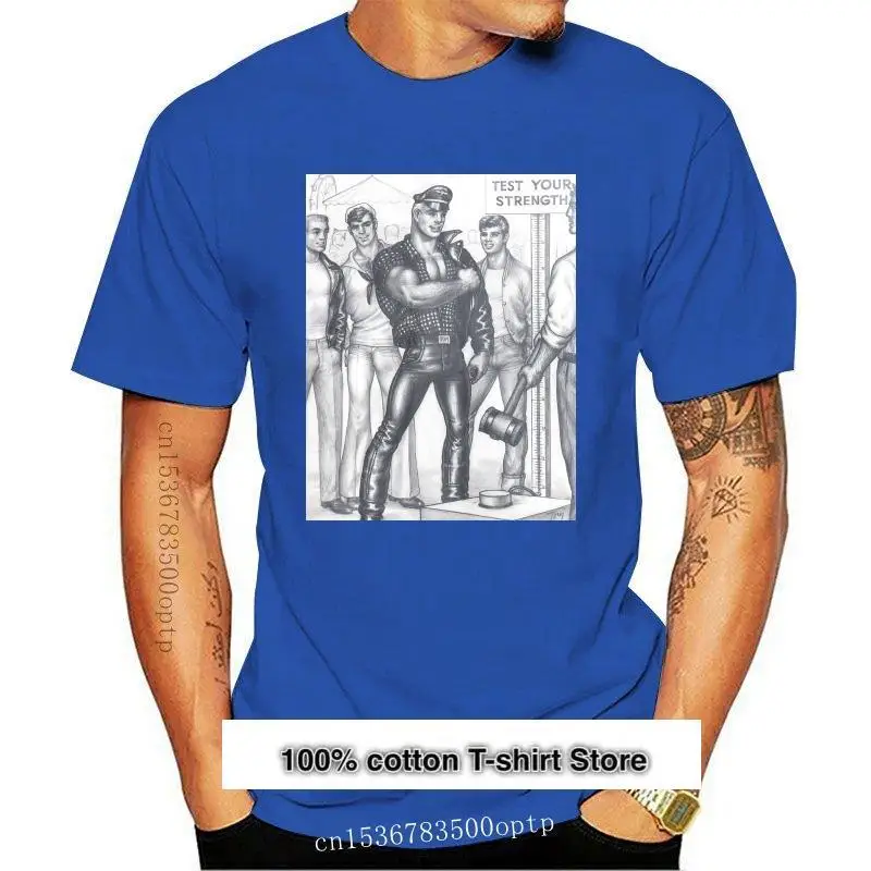 

Camiseta с изображением Боба мизера и Тома из Финляндии для мужчин и женщин, одежда для летнего сезона с круглым вырезом, Новинка