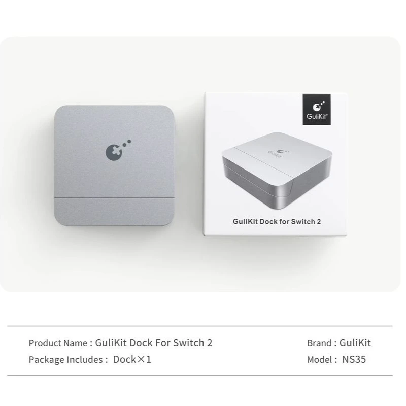 Док-станция Gulikit для NS 12 с HDMI 4K 60 Гц, быстрой зарядкой PD 100 Вт, улучшенной системой охлаждения, поддержкой Plug and Play для NS 2 (art.: 3920db98adf8d) - 3920db98adf8d