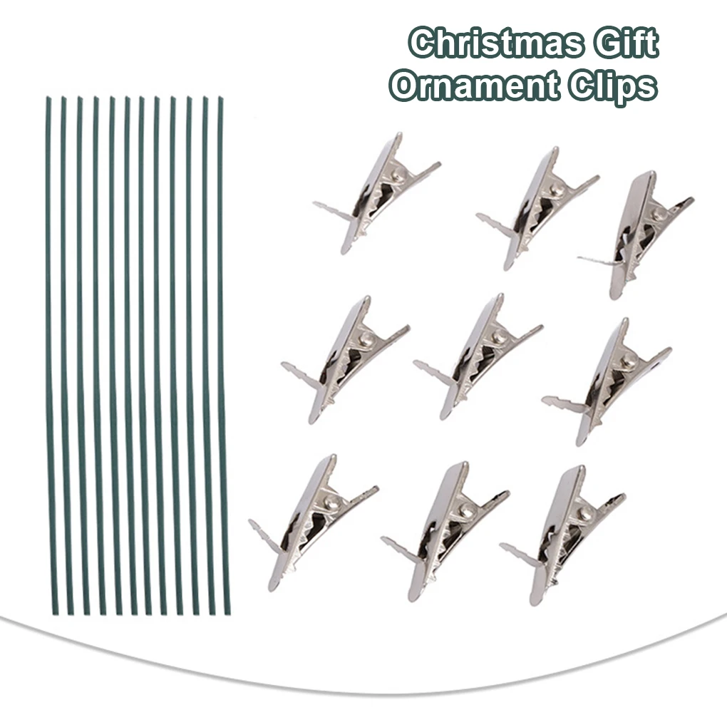 

32 шт./набор, декоративные зажимы для ёлки и цветов