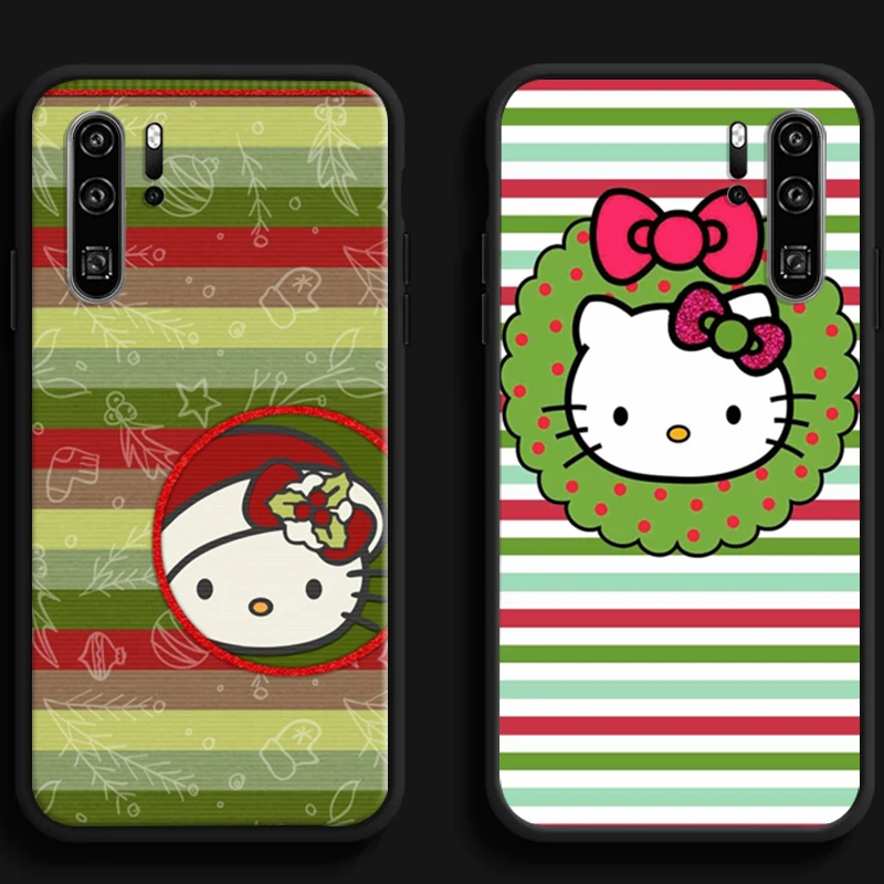 

Christmas Hello Kitty Phone Cases For Huawei Honor Y6 Y7 2019 Y9 2018 Y9 Prime 2019 Y9 2019 Y9A Funda Carcasa Coque