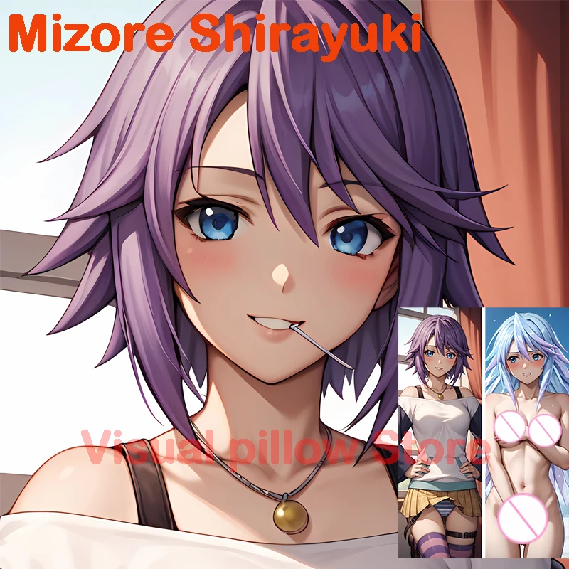 Подушка Dakimakura с двусторонним принтом из аниме Mizore Shirayuki подушка для тела в