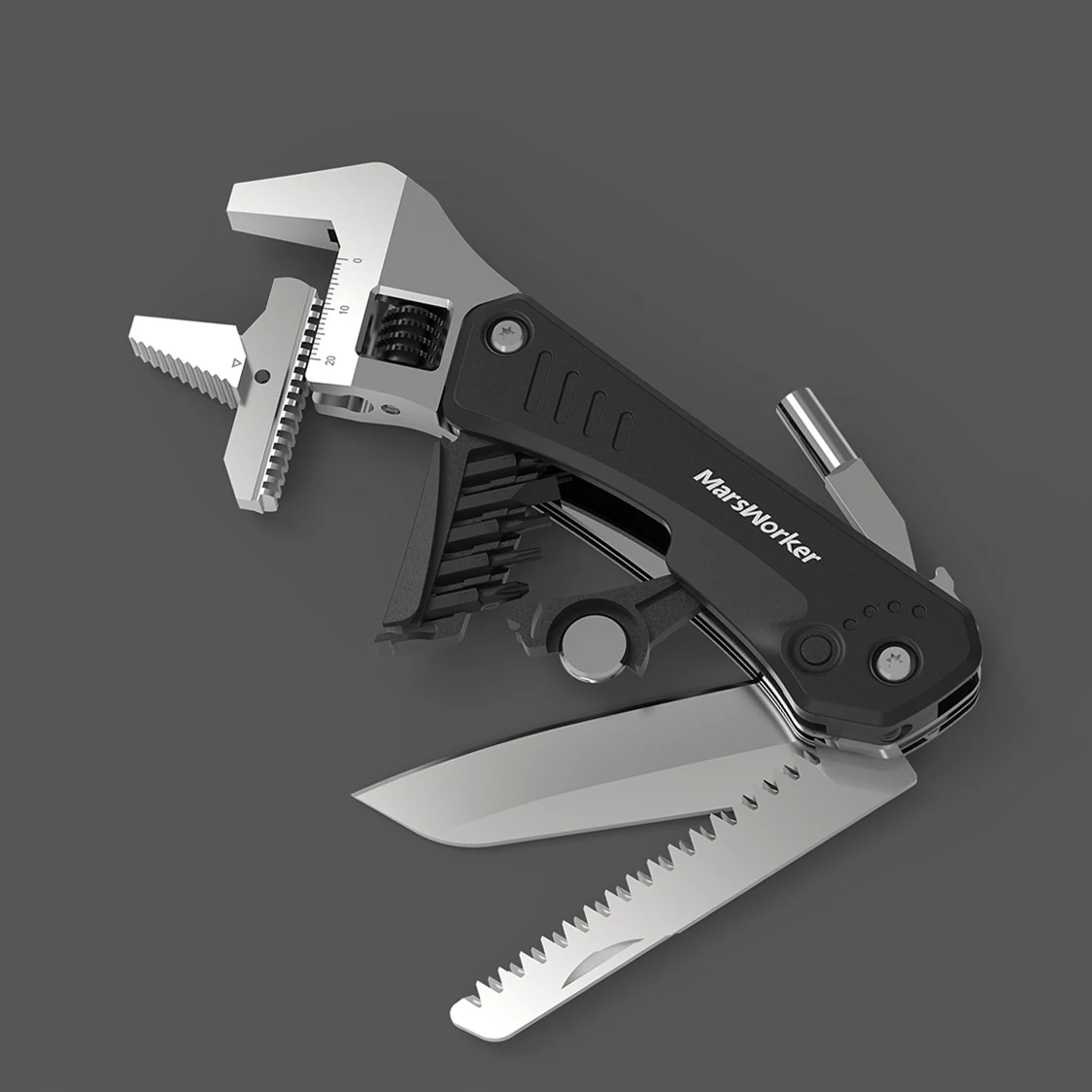 Многофункциональные инструменты Xiaomi Marsworker, гаечный ключ, нож, плоскогубцы, отвертка, складной нож из нержавеющей стали 6 в 1, многофункциональный инструмент для улицы