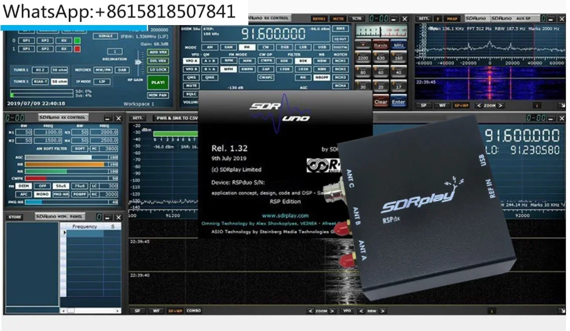 Программное обеспечение Sdrplay rspdx