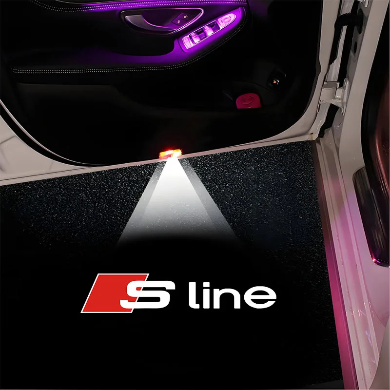 2 шт. светодиодные лампы приветствия для дверей автомобиля 3D лазерные проектора