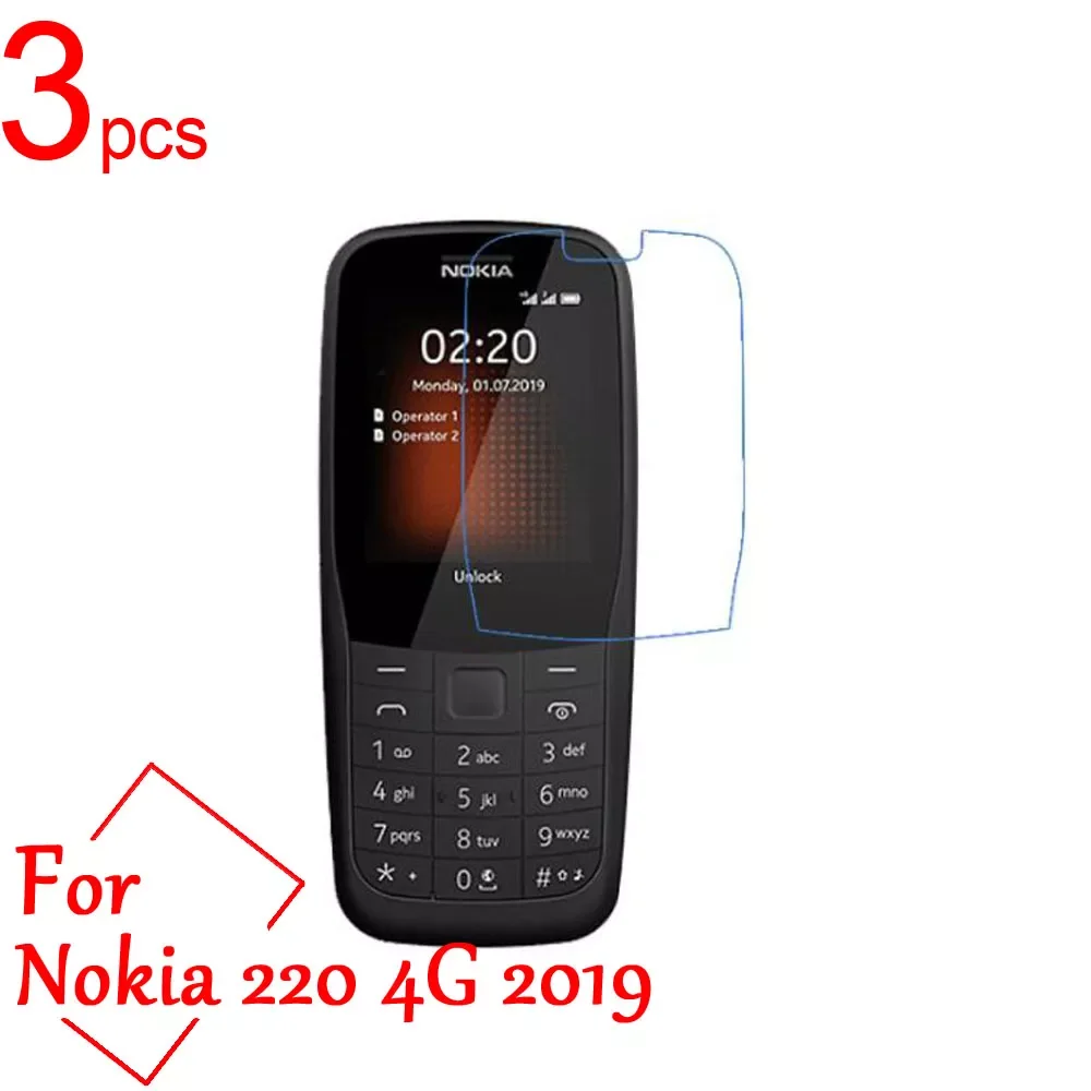 

3pcs/lot Ultra Clear glossy/Matte/Nano anti-Explosion Soft LCD Screen Protector Cover For Nokia 220 105 4G 2019 Protective Film