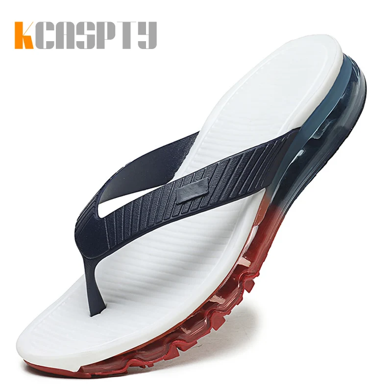 

KCASPTY High Quality Brand Non-slip Flip Flops Men Summer Beach Sandals Men Fashion Breathable Casual Men Sandals Summer Outdoor