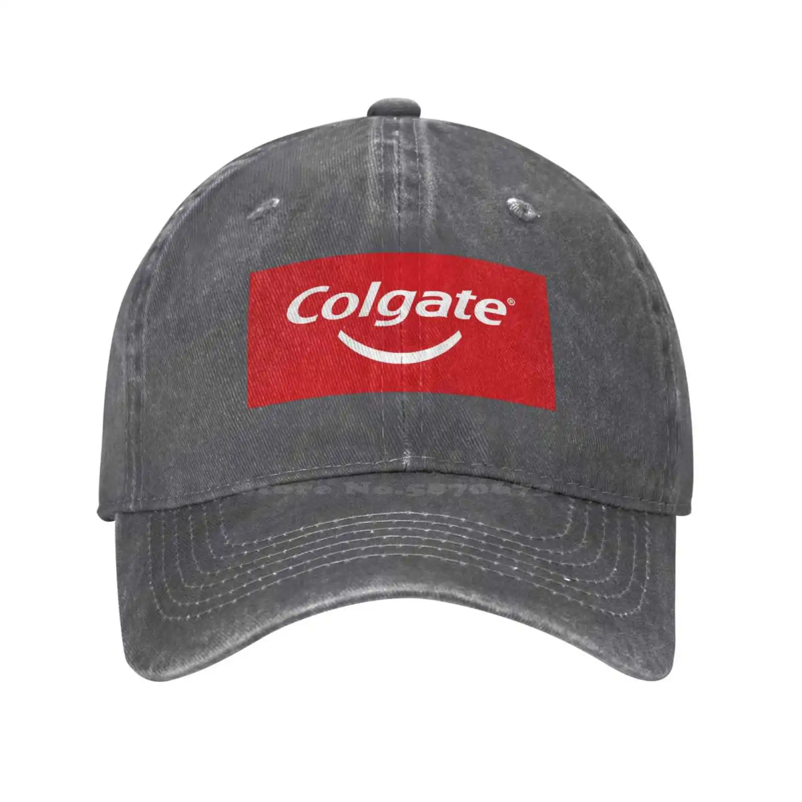 Модная качественная джинсовая бейсболка с логотипом Colgate