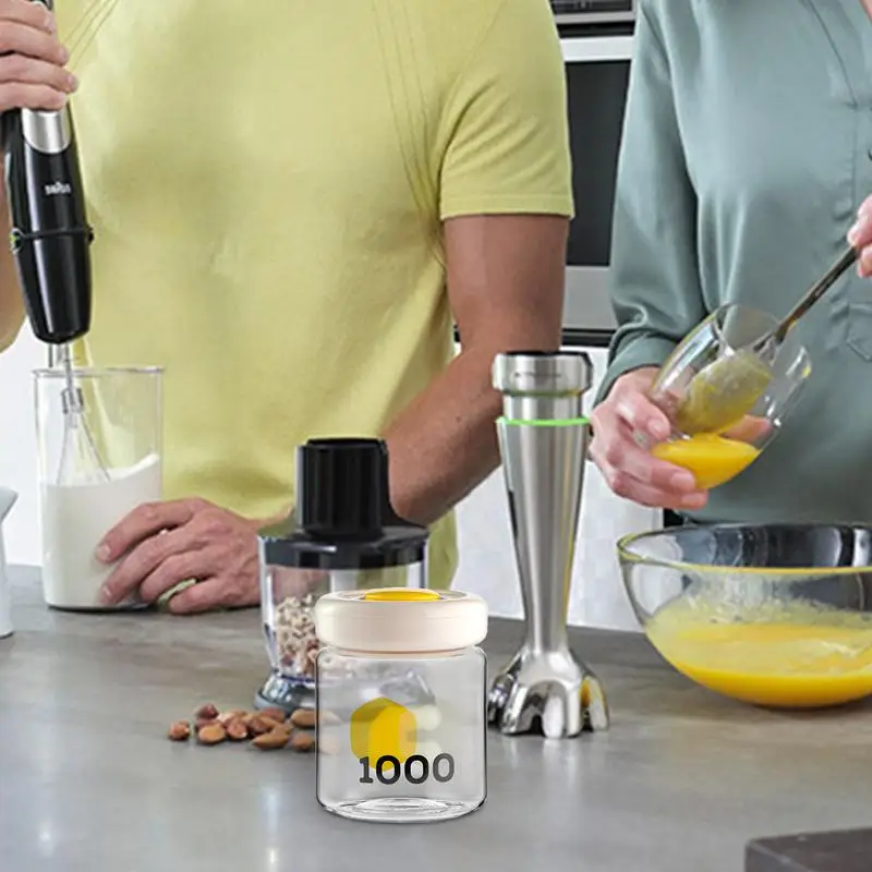 Контейнер для хранения зерновых Герметичные банки прессового типа Контейнеры