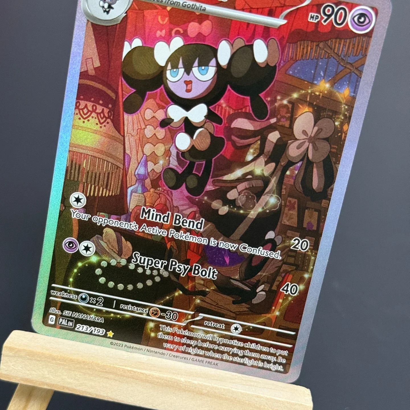 Фото Коллекционная карта TCG English Gothorita SV02: Paldea Evolved (PAL) 213/193 # 213 Фольгированная карта для самостоятельного изготовления прокси-карт №2